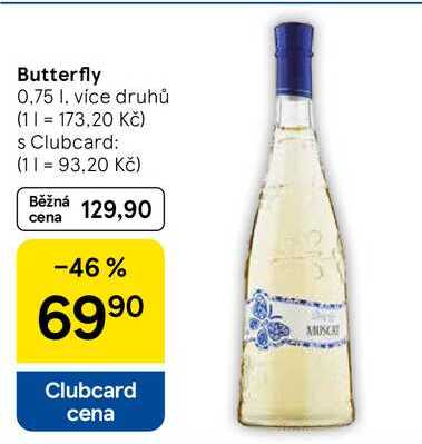 Butterfly, 0,75 l