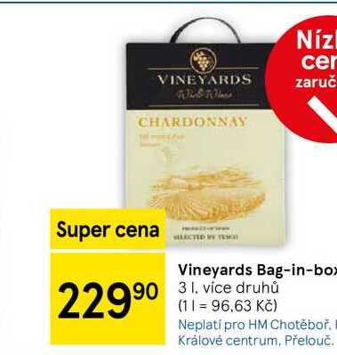 Vineyards Bag-in-box, 3 I