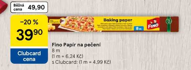 Fino Papír na pečení, 8 m