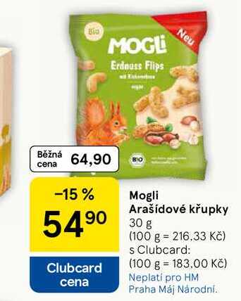 Mogli Arašídové křupky, 30 g 
