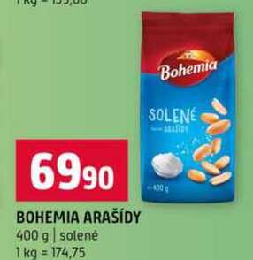 Bohemia Arašídy 400g