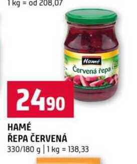 Hamé řepa červená 330g