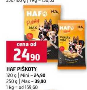 Haf piškoty 120-250g