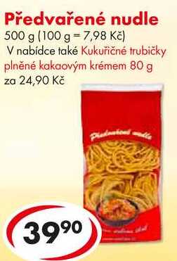 Předvařené nudle, 500 g  