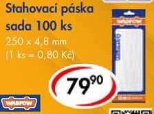 Stahovací páska sada 100 ks 