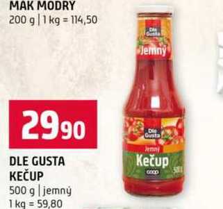Dle gusta kečup 500g