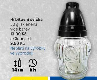 Hřbitovní svíčka, 30 g