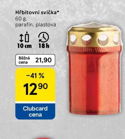 Hřbitovní svíčka, 60 g