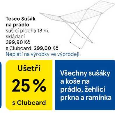 Tesco Sušák na prádlo