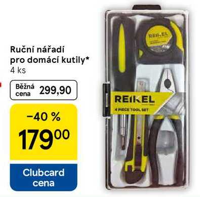 Ruční nářadí pro domácí kutily, 4 ks