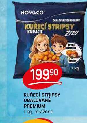 KUŘECÍ STRIPSY OBALOVANÉ PREMIUM 1 kg