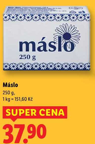 Máslo, 250 g