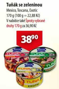 Tuňák se zeleninou, 170 g