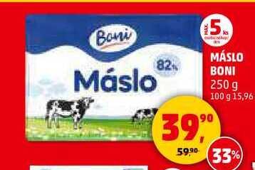 MÁSLO BONI, 250 g 