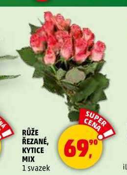 RŮŽE ŘEZANÉ, KYTICE MIX, 1 svazek