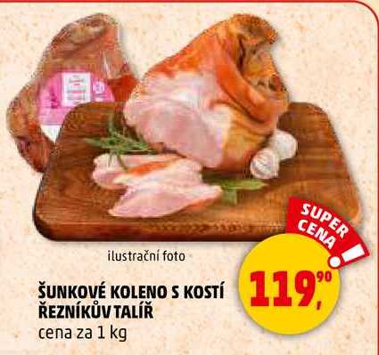 ŠUNKOVÉ KOLENO S KOSTÍ ŘEZNÍKŮV TALÍŘ, 1 kg 