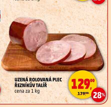 UZENÁ ROLOVANÁ PLEC ŘEZNÍKŮV TALÍŘ, 1 kg 