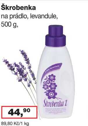 Škrobenka na prádlo, levandule, 500 g