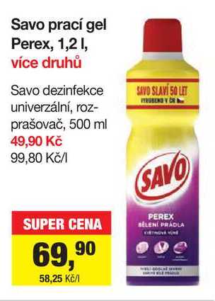 Savo dezinfekce univerzální, rozprašovač, 500 ml