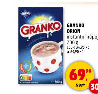 GRANKO ORION instantní nápoj, 200 g
