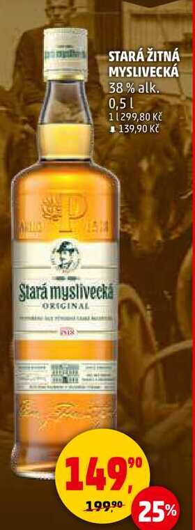 STARÁ ŽITNÁ MYSLIVECKÁ, 0,5 l