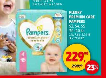 PLENKY PREMIUM CARE PAMPERS S3, S4, S5, 30-40 ks
