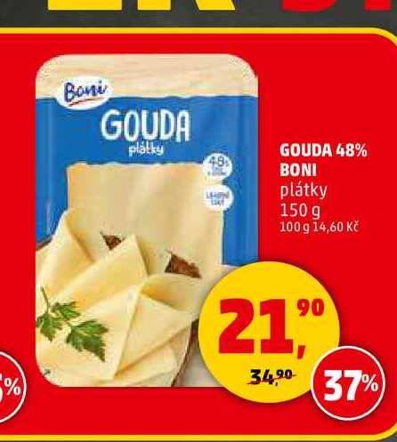 GOUDA 48% BONI, 150 g