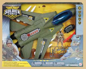 Soldier Force Stealth Bojový letoun herní sada
