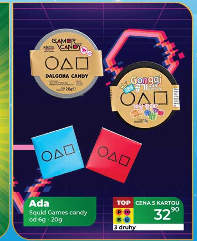 Ada Squid Games candy od 6g - 20g 