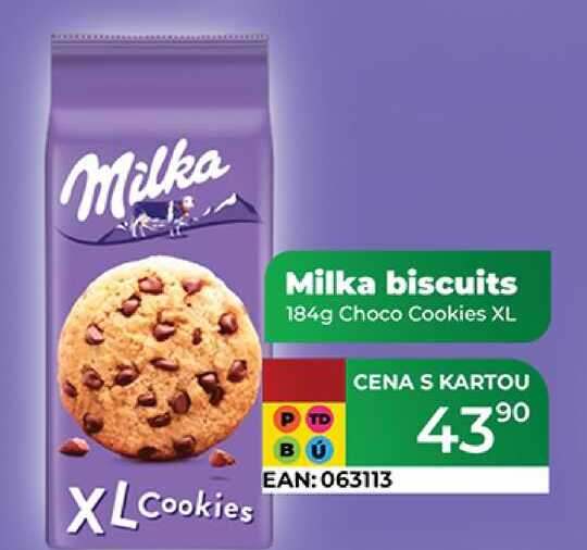 Milka Milka biscuits 184g Choco Cookies XL