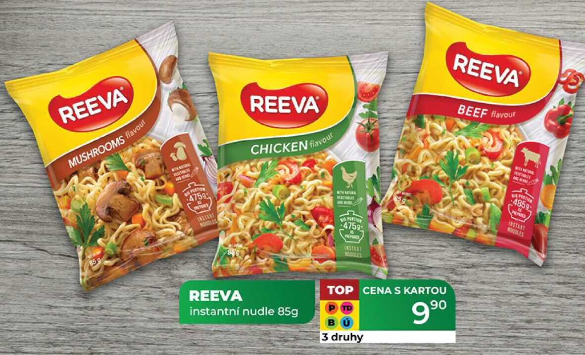 REEVA instantní nudle 85g