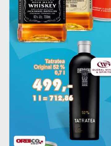 Tatratea Original 52% 0,7l