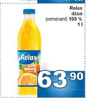 Relax džus pomeranč 100% 1l