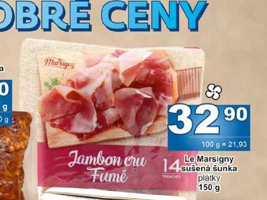 Le Marsigny sušená šunka 150g