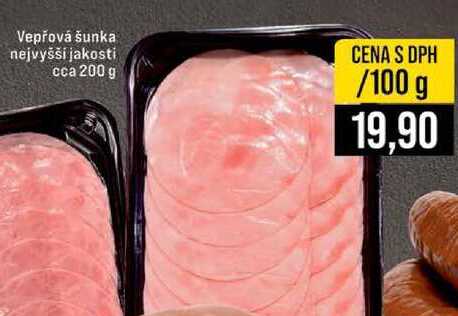 Vepřová šunka nejvyšší jakosti 100 g