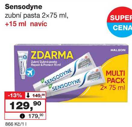 Sensodyne zubní pasta 2x75 ml
