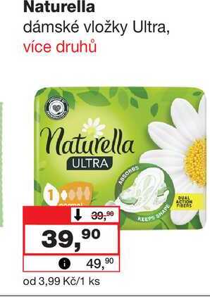 Naturella dámské vložky Ultra, více druhů