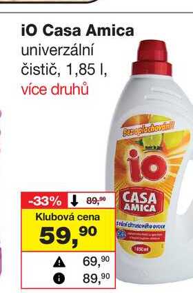 iO Casa Amica univerzální čistič, 1,85l