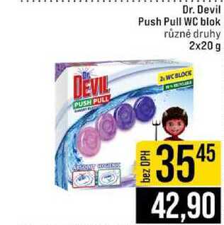 Dr. Devil Push Pull WC blok 2x20 g