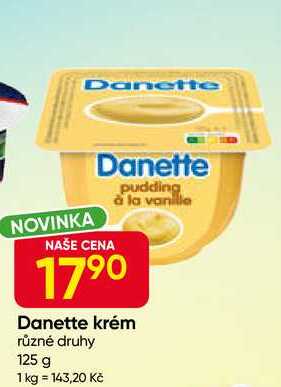 Danone Danette Mléčný dezert 125g