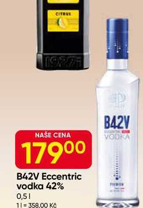 B42V Eccentric vodka 42% 0,5l