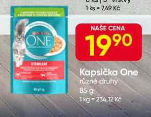 Purina ONE Kapsička 85g