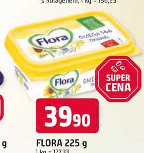 FLORA 225 g  v akci