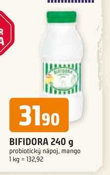 BIFIDORA 240 g probiotický nápoj, mango