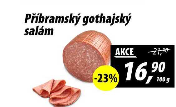 Příbramský gothajský salám, 100 g