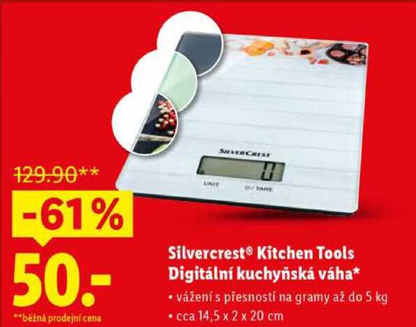 Silvercrest Kitchen Tools Digitální kuchyňská váha