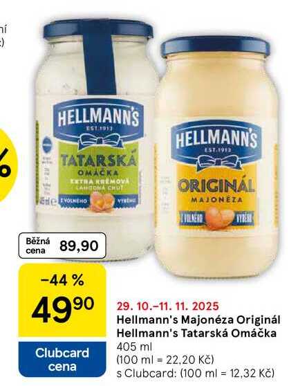 Hellmann's Tatarská Omáčka, 405 ml