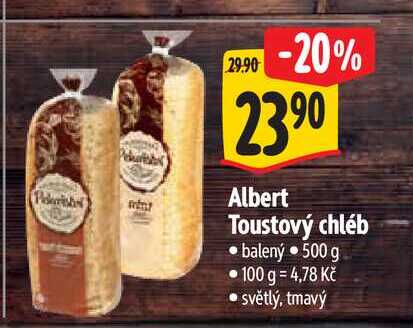  Albert Toustový chléb 500 g