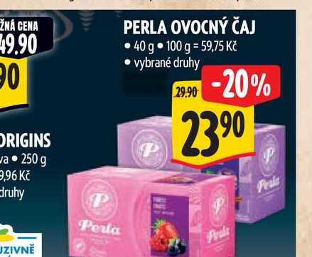 PERLA OVOCNÝ ČAJ 40 g