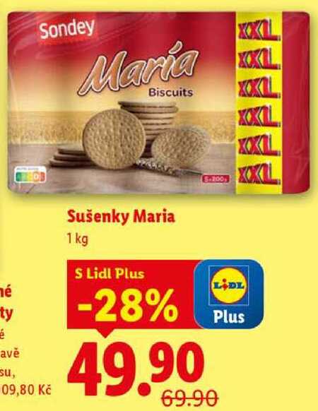 Sušenky Maria, 1 kg